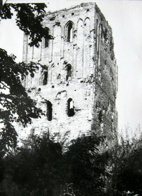 Башня кирхи в 1979 году