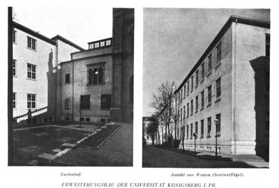 Пристройка Либенталя к Университету (журнал 1930 года)