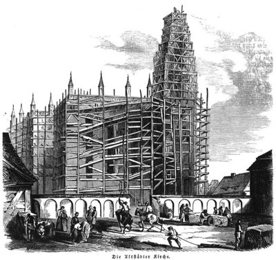 Постройка нового здания Альтштадтской церкви (1844 год)