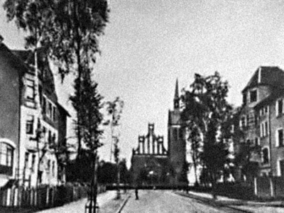 1939 год, вид с Dönhoffstrasse - Дюнная.