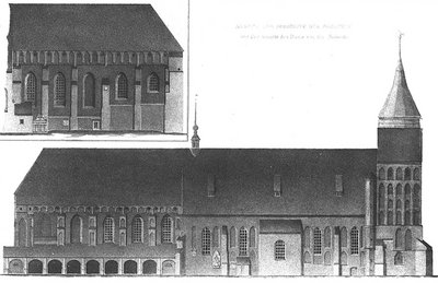 Северная сторона собора, 1833 год.