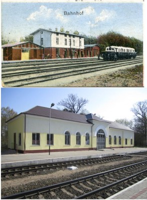 жд станциия(вид с западной стороны), bildarhive датировал своё фото 1910-1920гг.
