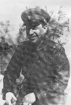 будущий командир 2Гв.МШИСБр п\полковник Соколов Г.Т.<br />май 1943г.