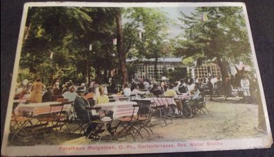AK Forsthaus Metgethen O.-Pr. Gartenterrasse 1929.JPG