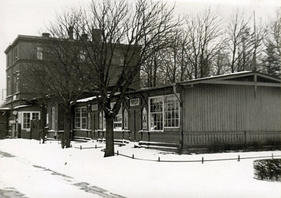 Вокзал Кранца около 1940 года